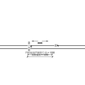 雙扇橫拉木製護鉤防火門(有框)(無門)_陽極鎖 _自動回歸關門器_400v18