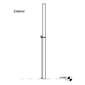 雙扇橫拉木製護鉤防火門(有框)(無門)_地鎖 _自動回歸關門器_400v18
