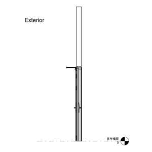 雙扇肯特木製防火門_匣式電子鎖WEL-3600_蝶型鉸鏈_外露式門弓器 _300v18