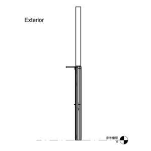 雙扇肯特木製防火門_匣式機械鎖E-319_蝶型鉸鏈_外露式門弓器_300v18
