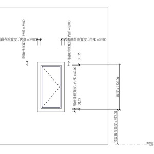 M_有裝飾外框的推開窗_V13