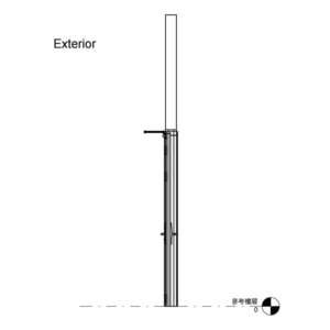 雙扇肯特鋼製鋼木防火門_匣式電子鎖WEL-3600_重型鉸鏈_外露式門弓器 _300v18