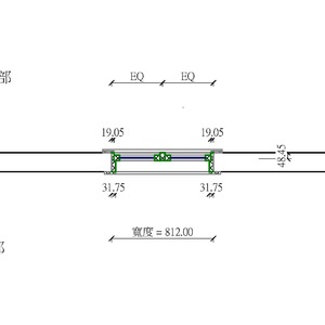 M_有裝飾外框的雙扇推開窗_V13