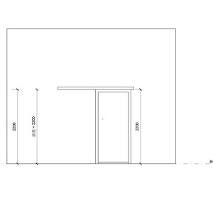 玻璃拉門_無障礙廁所_105X220