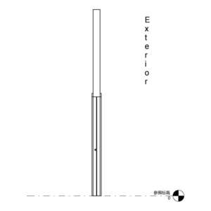 玻璃門_中控機房.儲藏室.機房_90X220