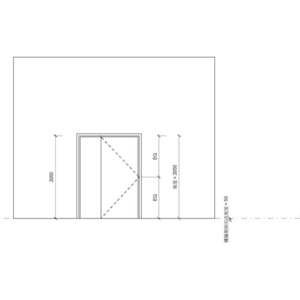 鍍鋅鋼板烤漆防火門(60B)(具遮煙性)_發電機房.垃圾蒐集室_160X210