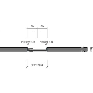 鍍鋅鋼板烤漆門_會館.宿舍_105X220