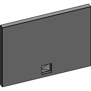鍍鋅鋼板烤漆門_複壁_45X45
