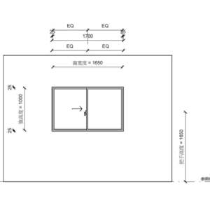 高級隔音氣密窗_WIN-361B_W8_1650X1000_正拉