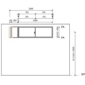 高級隔音氣密窗_WIN-361BE2_W12_3000X600_正拉