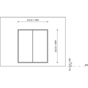 高級隔音氣密窗_WIN-361D_DW-3F_1800X2000