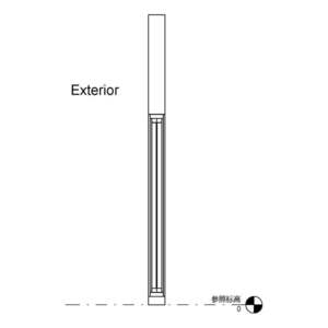 高級隔音氣密窗_WIN-361D_DW5_1800X2200_正拉
