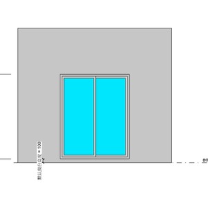高級隔音氣密窗_WIN-361D_DW5_1800X2200_正拉