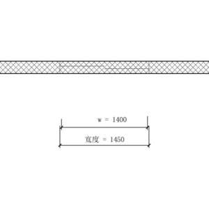 高級隔音氣密窗+固定窗WIN-361BF_W1L_1400X600_正拉