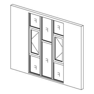 高級隔音氣密窗+高級隔音固定窗+推拉隔音氣密窗_WIN236FDF+361FF_W14_1940X2800