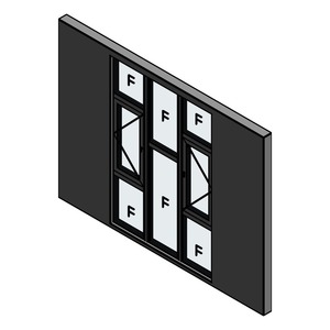 高級隔音氣密窗+高級隔音固定窗+推拉隔音氣密窗_WIN236FDF+361FF_W14_1940X2800