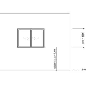 高級隔音氣密窗WIN-361B_W1'_1400X1000_正拉