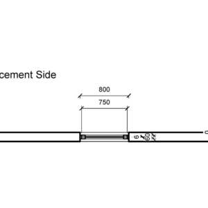 推拉隔音氣密窗+固定窗_WIN-236FDF_W11L_750X2350_外左