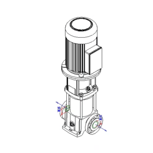大井立式多段離心泵浦_5_5kW_TPR15-4F_V20