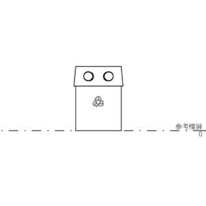 M_回收筒-方形