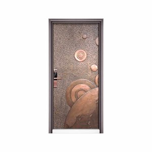 單扇玄關門_匣式電子鎖_3D鉸鏈_隱藏式400