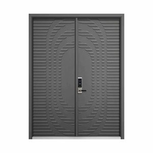 雙扇玄關門_匣式水平鎖_3D自動鉸鏈400