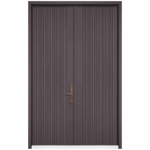 雙扇玄關門_匣式電子鎖_3D自動鉸鏈400