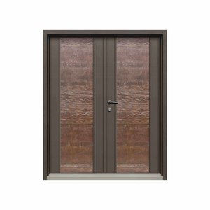 雙扇玄關門_匣式電子鎖_3D鉸鏈_隱藏式400