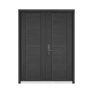 雙扇鋼製門_平推鎖_蝴蝶鉸鏈_外掛式400