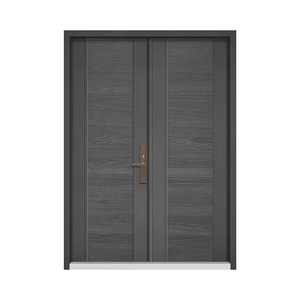 雙扇鋼製門_平推鎖_蝴蝶鉸鏈_外掛式400