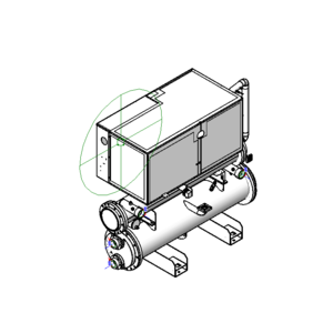 日立中央空調系統水冷螺旋式冰水機40RT_V18