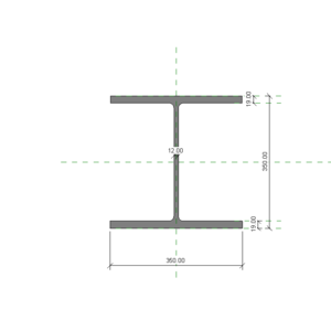 H型鋼 350x350x12x19_V20