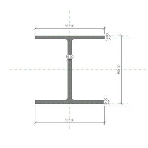 H型鋼 350x357x19x19_V20
