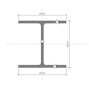 H型鋼 400x408x21x21_V20