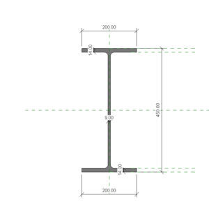 H型鋼 450x200x9x14_v20