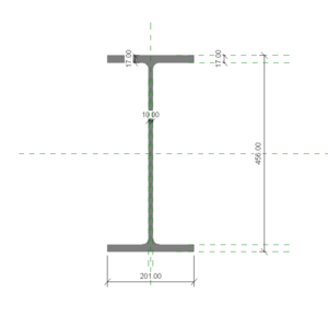 H型鋼 456x201x10x17_V20
