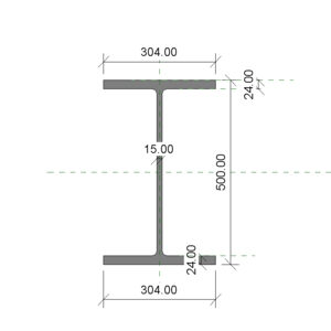 H型鋼 500x304x15x24_V20