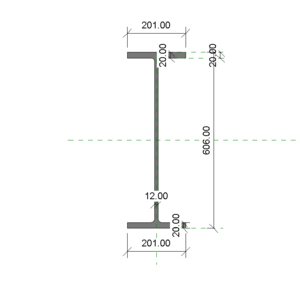 H型鋼 606x201x12x20_V20