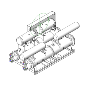 日立中央空調系統水冷滿液式冰水機180RT(RCU-F1801WSD)_V18