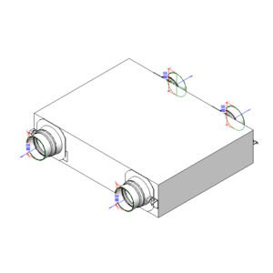 日立全熱交換器清淨型風量等級：150 m3/h_V18
