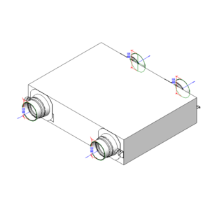 日立全熱交換器清淨型風量等級：250 m3/h_V18
