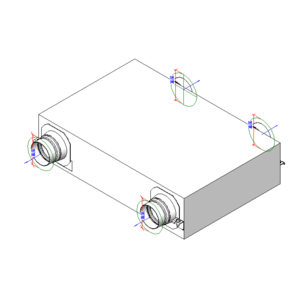 日立全熱交換器清淨型風量等級：500 m3/h_V18