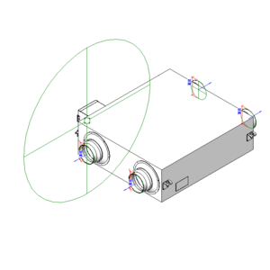 日立全熱交換器Y型風量等級：350 m3/h_V18