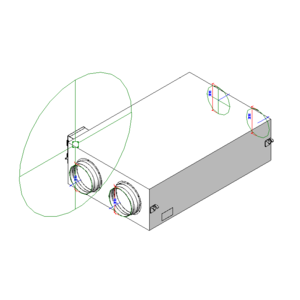 日立全熱交換器Y型風量等級：800 m3/h_V18