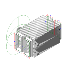 日立全熱交換器Y型風量等級：1500 m3/h_V18