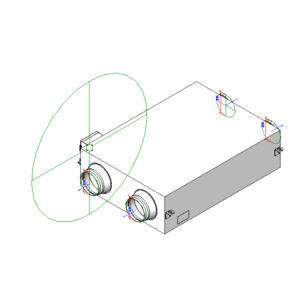 日立全熱交換器Z型風量等級：500 m3/h_V18