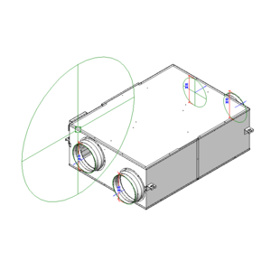 日立全熱交換器Z型風量等級：800 m3/h_V18