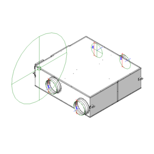 日立全熱交換器Z型風量等級：1000 m3/h_V18