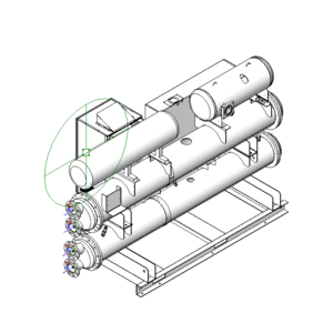 日立中央空調系統水冷變頻滿液式冰水機80RT(RCU-F801WVS)_V18