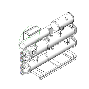 日立中央空調系統水冷變頻滿液式冰水機120RT (RCU-F1201WVS)_v18